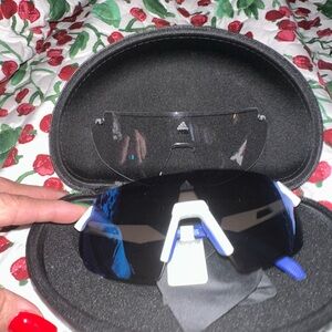 Adidas Black and Blue VR Glasses Case